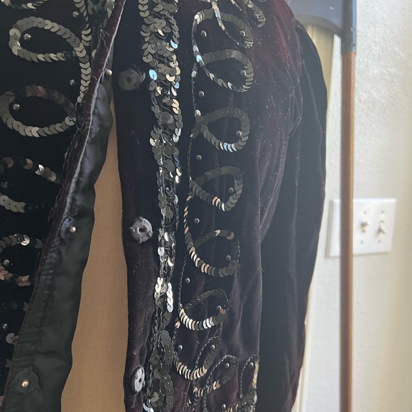Vintage velvet jacket - Picture 2 of 5
